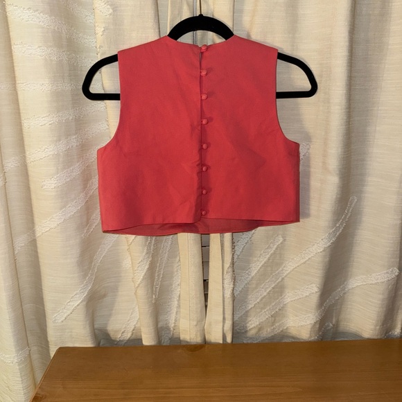 Zara Coral Crop Top and Skirt Set - Picture 5 of 13